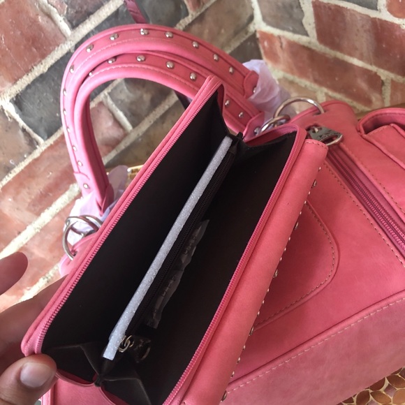 Montana West Sugar Skull Concealed Handbag +Wallet - Picture 5 of 7